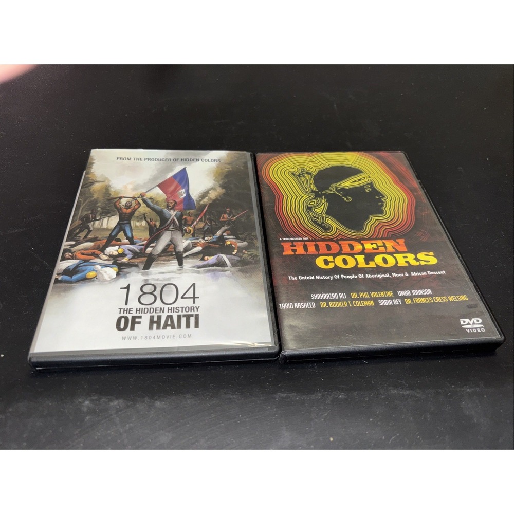 Hidden Colors & 1804 The Hidden History Of Haiti DVD Documentary Lot 2